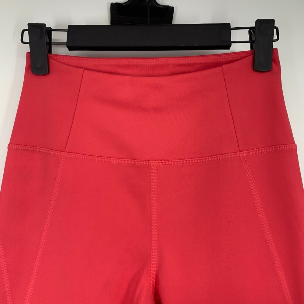 Girlfriend Collective Leggings High Waist 7/8 Crop Geranium Pink NWT - Picture 5 of 15